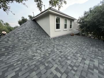 Roof installation by Austin Modern Roofing